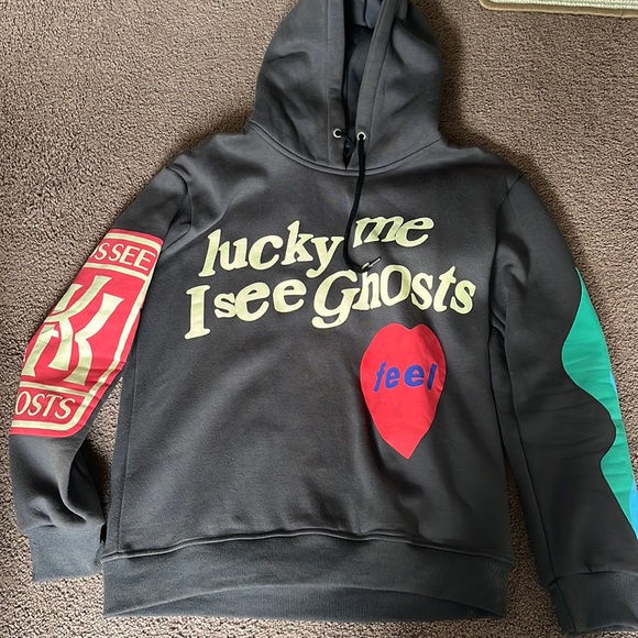 Tops - Kanye West Lucky Me Graffiti Hoodie